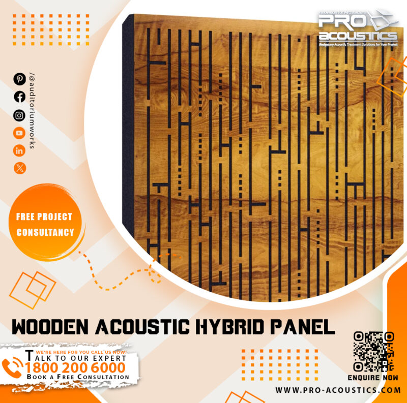 Wooden Acoustic Hybrid Panel - Image 3