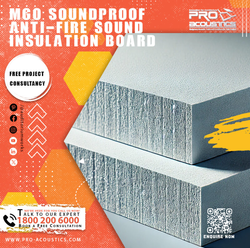 MgO Soundproof Anti-Fire Sound Insulation Board - Image 3