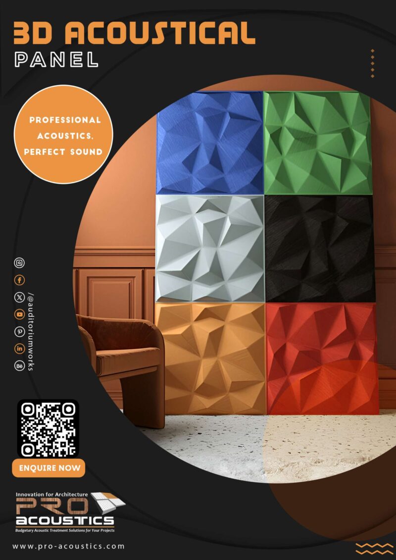 Acoustical Soft 3D Sound Tiles