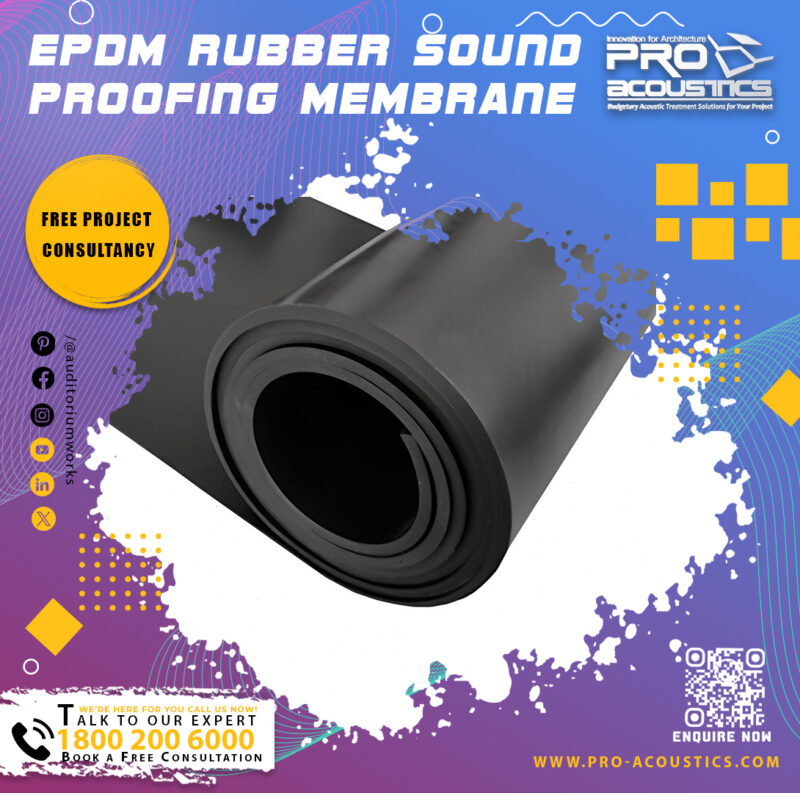 EPDM Rubber Soundproofing Membrane