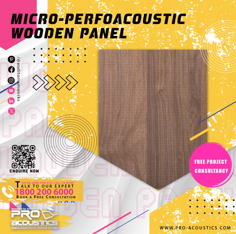 Micro-PerfoAcoustic Wooden panel - Image 2