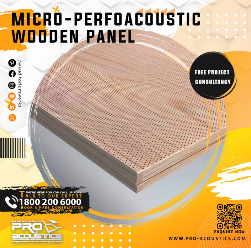 Micro-PerfoAcoustic Wooden panel - Image 3