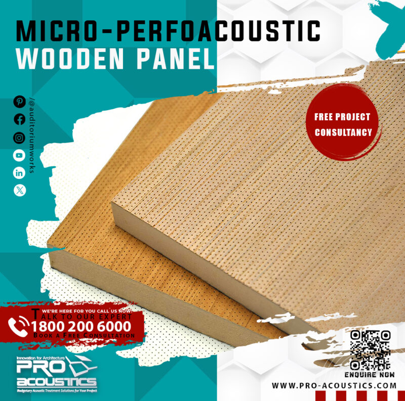 Micro-PerfoAcoustic Wooden panel - Image 4