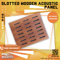 Slotted Wooden Acoustic panel - Image 3