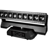 Stage Works 9*40W Alligator 2in1 Beam LED Moving Bar Light with LED Pixel Circle Base - Image 2