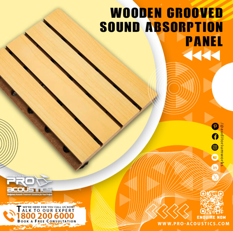 Wooden Grooved Sound Absorption Panel - Image 8