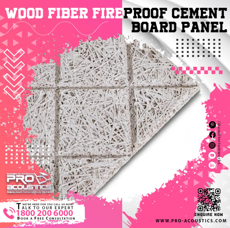 Wood Fiber Fireproof Cement Board Panel