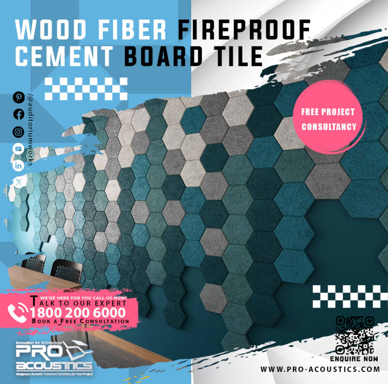 Wood Fiber Fireproof Cement Tile