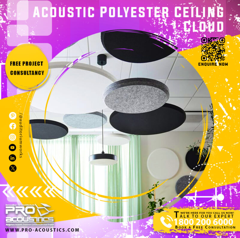 Acoustic Polyester Ceiling Cloud - Image 4