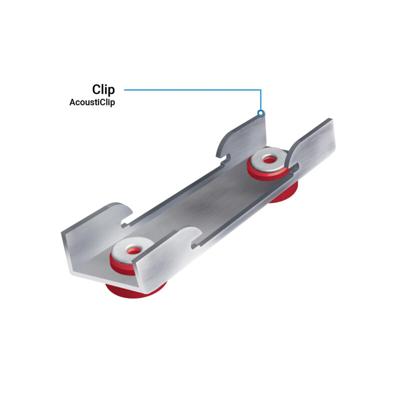 AcoustiClip Concrete Ceiling System Soundproof Kit - Image 5