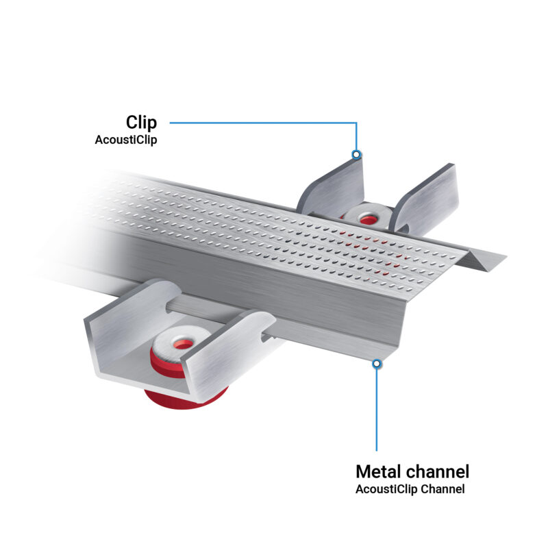 AcoustiChannel 1800mm Metal Furring Channel - Image 5