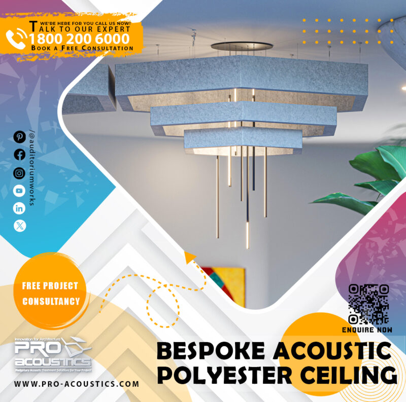 Bespoke Acoustic polyester ceiling - Image 4