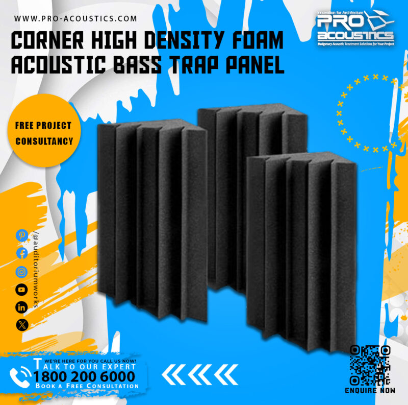 Corner Foam Acoustic Bass Trap Panel