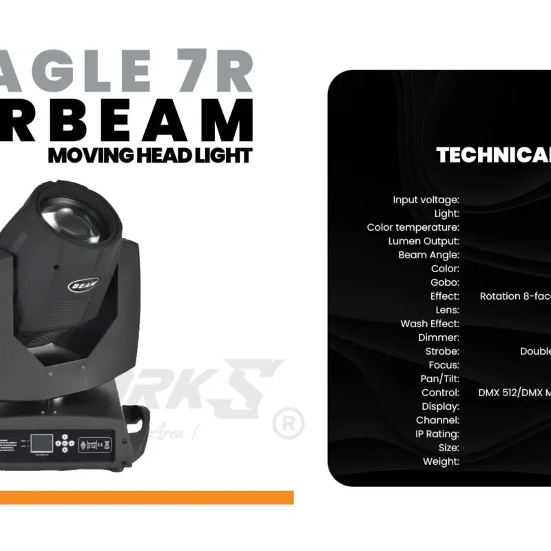 SW EAGLE 7R 230W BEAM MOVING HEADLIGHT