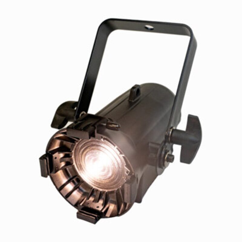 60w RGBW (W=3,200K) LED Mini Fresnel Black Finish - Image 3