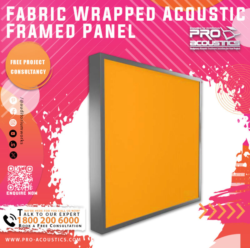 Fabric Wrapped Acoustic Framed Panel - Image 2