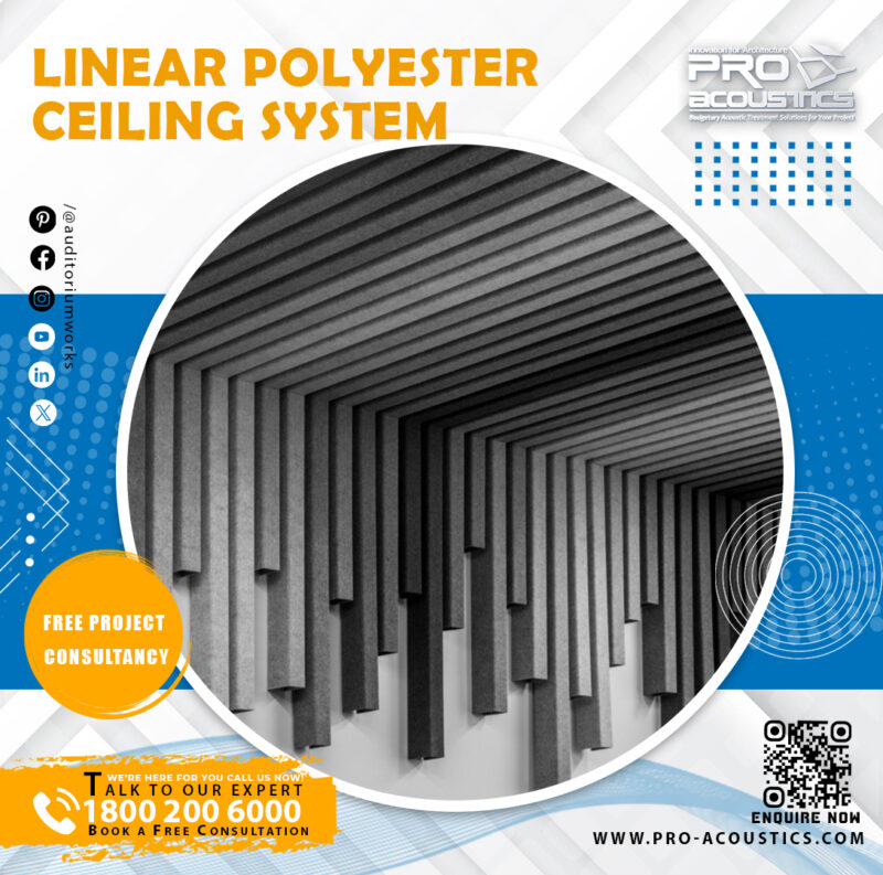 Linear Polyester Ceiling System - Image 3