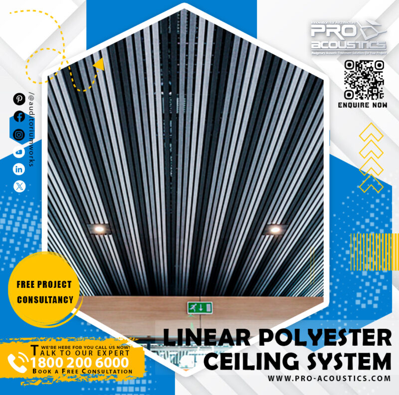 Linear Polyester Ceiling System - Image 2