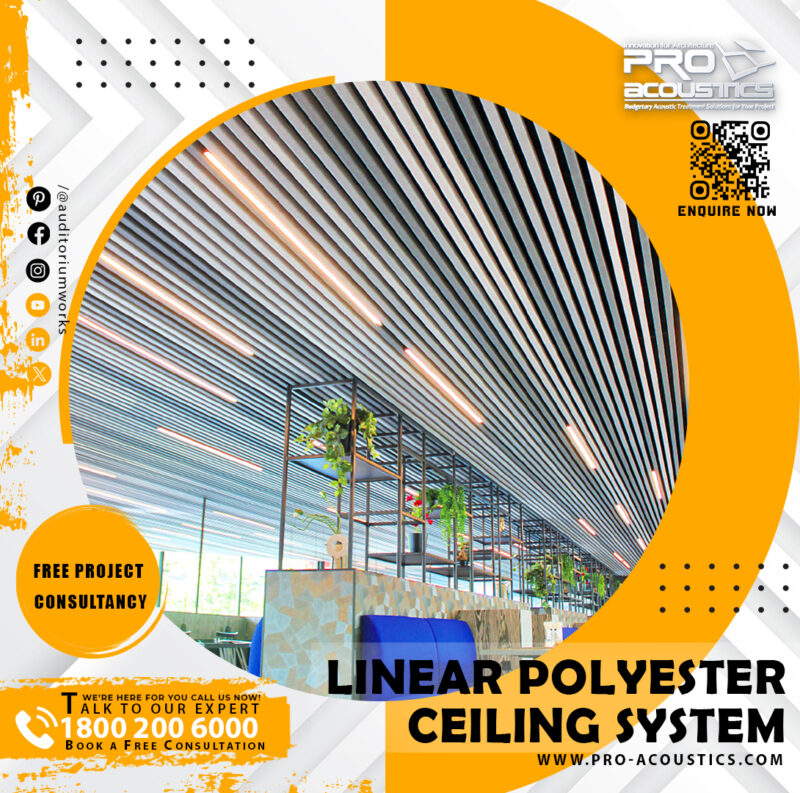 Linear Polyester Ceiling System - Image 4