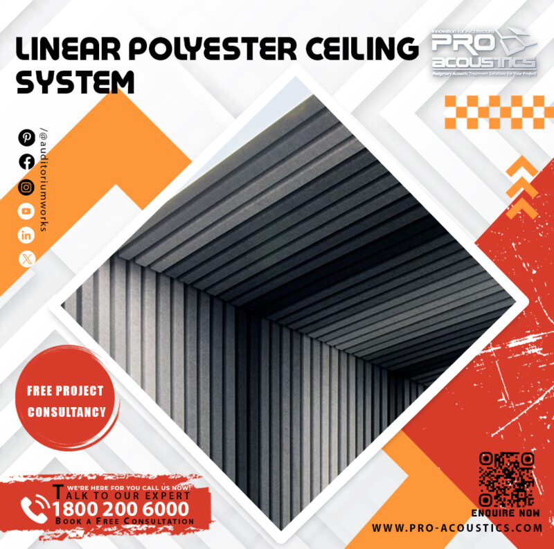 Linear Polyester Ceiling System