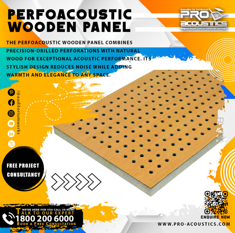 PerfoAcoustic Wooden Panel