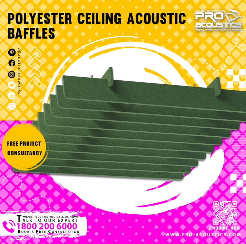 Polyester Ceiling Acoustic Baffles - Image 2