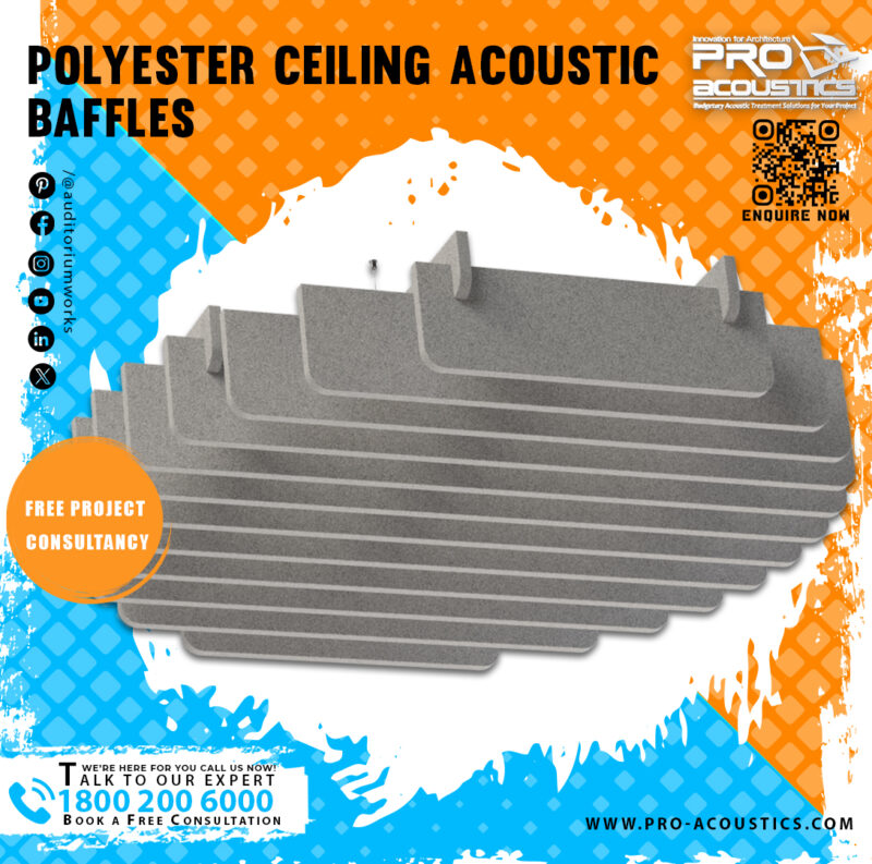 Polyester Ceiling Acoustic Baffles - Image 3