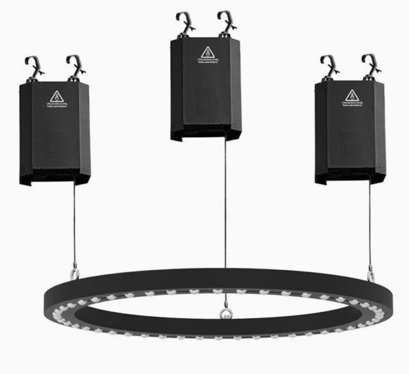 Stage Works LED 45*15W 4in1 6m Lifting Circle Beam Light (Including 3 Lifters) - Image 2