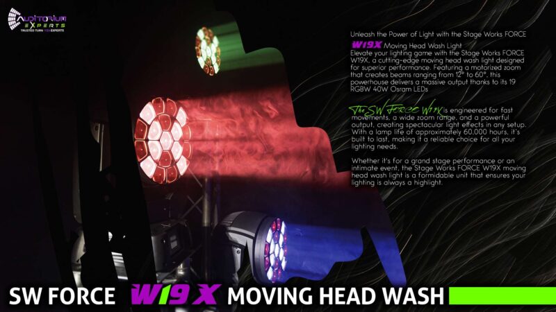 SW FORCE W19 X MOVING HEAD WASH