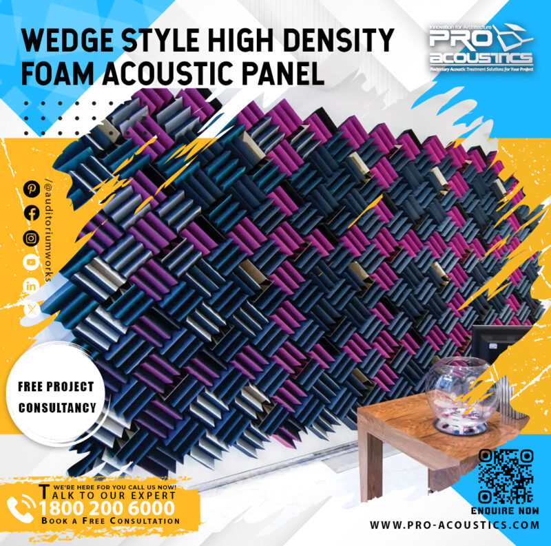 Wedge style foam Acoustic panel - Image 2