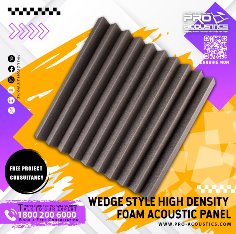 Wedge style foam Acoustic panel - Image 5