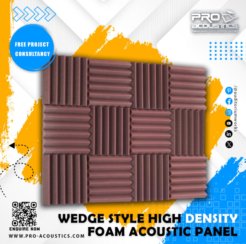 Wedge style foam Acoustic panel - Image 4