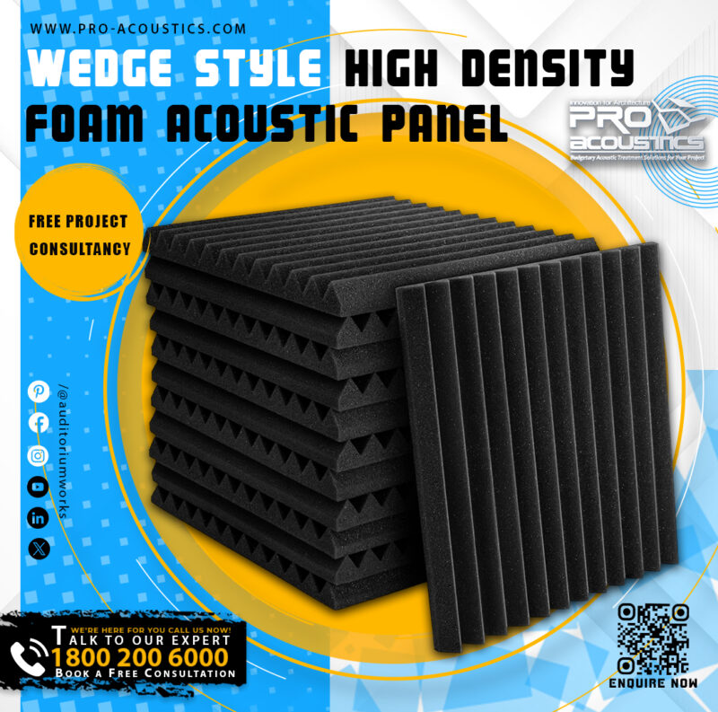 Wedge style foam Acoustic panel - Image 3