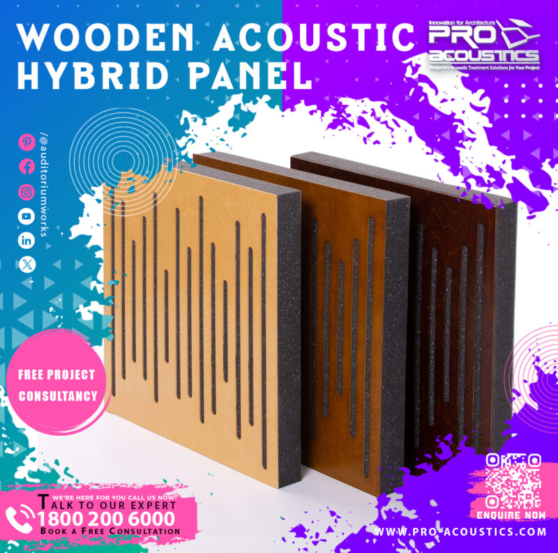 Wooden Acoustic Hybrid Panel - Image 4