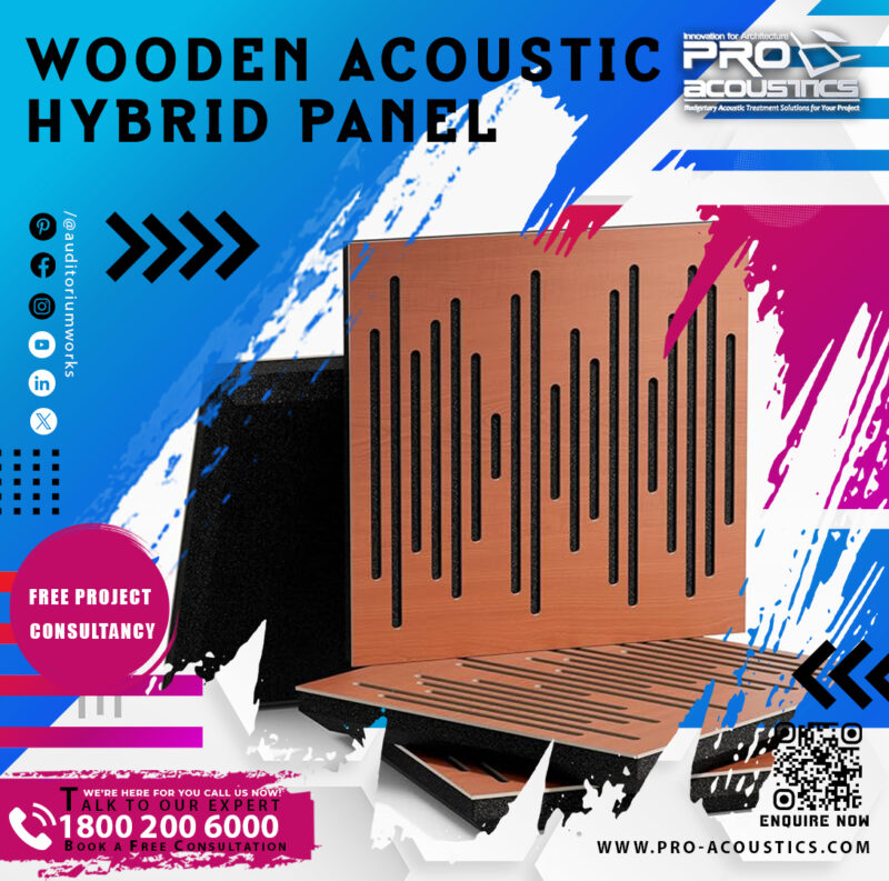 Wooden Acoustic Hybrid Panel - Image 2