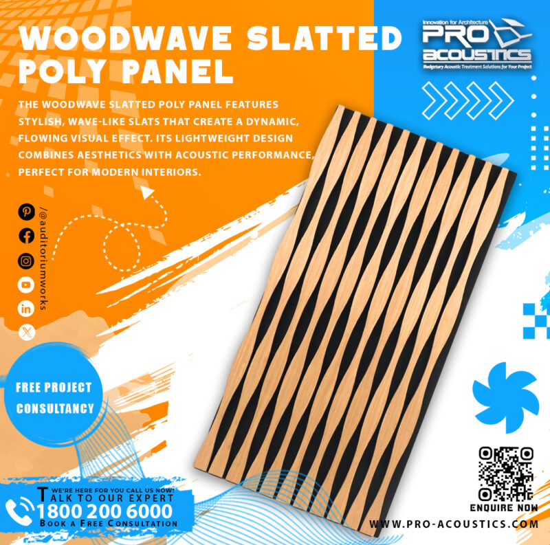 Woodwave slatted Poly Panel - Image 2