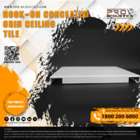 Hook-On Concealed Metal Grid Ceiling Tile - Image 2