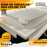 Hook-On Concealed Metal Grid Ceiling Tile - Image 3
