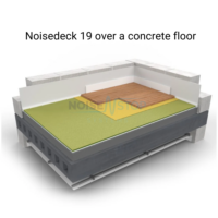 Noisedeck 19 Acoustic Flooring 1200mm x 600mm x 19mm - Image 3