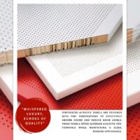 Wooden Perforated Acoustic Panel - Image 3