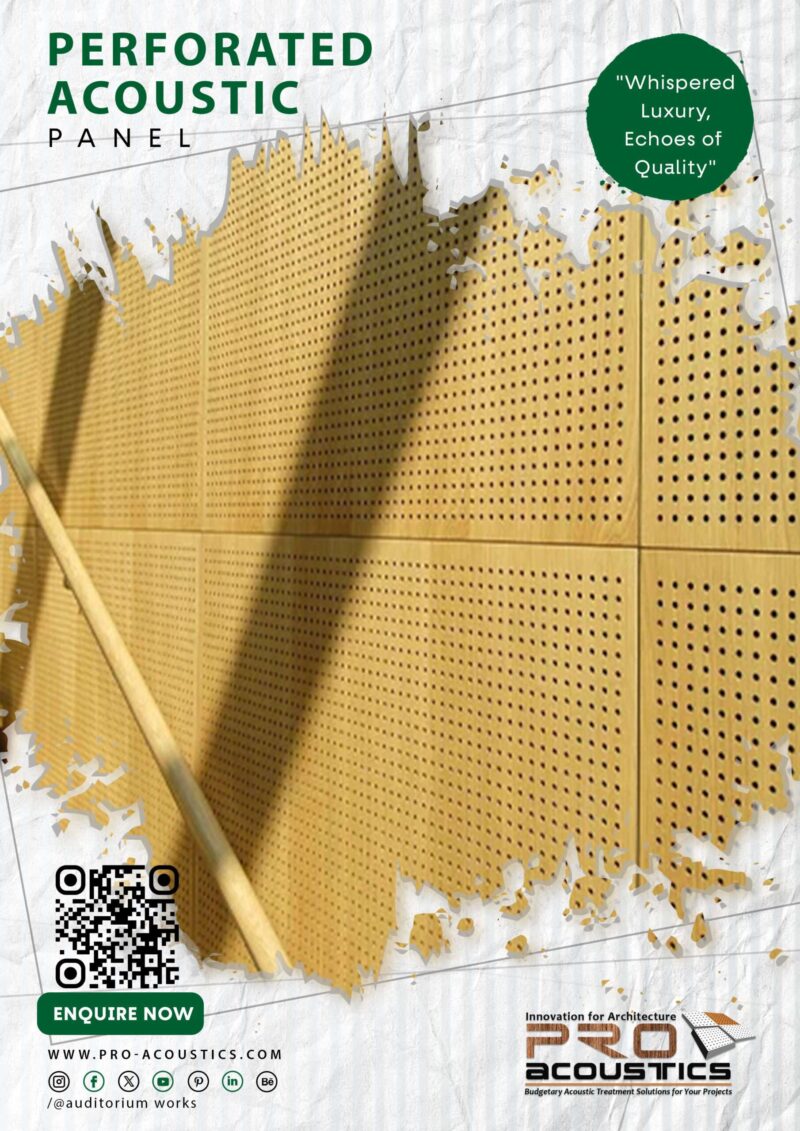 Wooden Perforated Acoustic Panel - Image 5