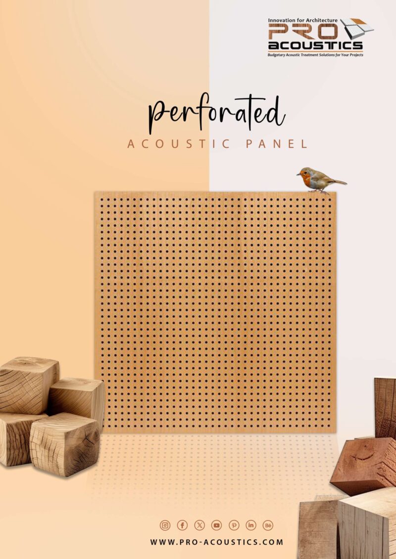 Wooden Perforated Acoustic Panel - Image 6