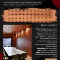 Wooden Perforated Acoustic Panel - Image 8