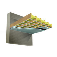 AcoustiClip Timber Joist Ceiling System Soundproof Kit