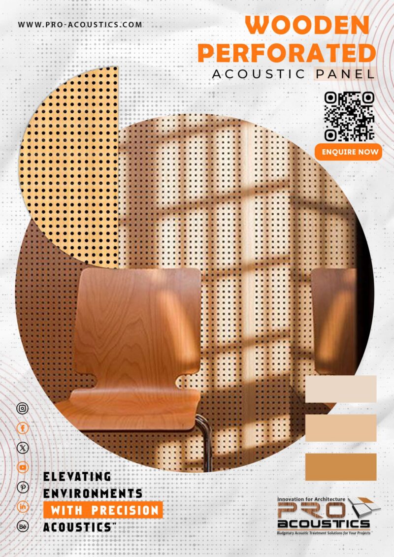 Wooden Perforated Acoustic Panel - Image 9